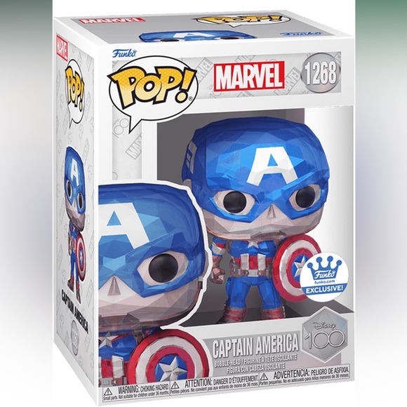 Funko Pop! Marvel - Captain America #1268 MARVEL Funko Exclusive - Picture 1 of 4